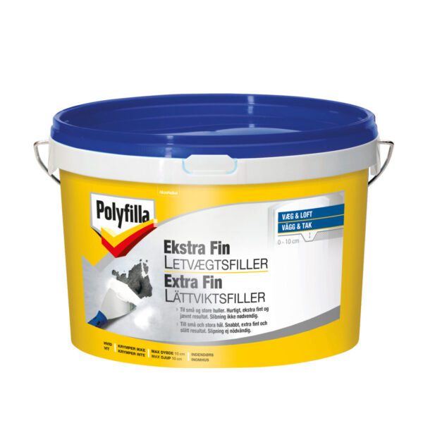 Polyfilla Ekstra fin Letvægt 2,5L