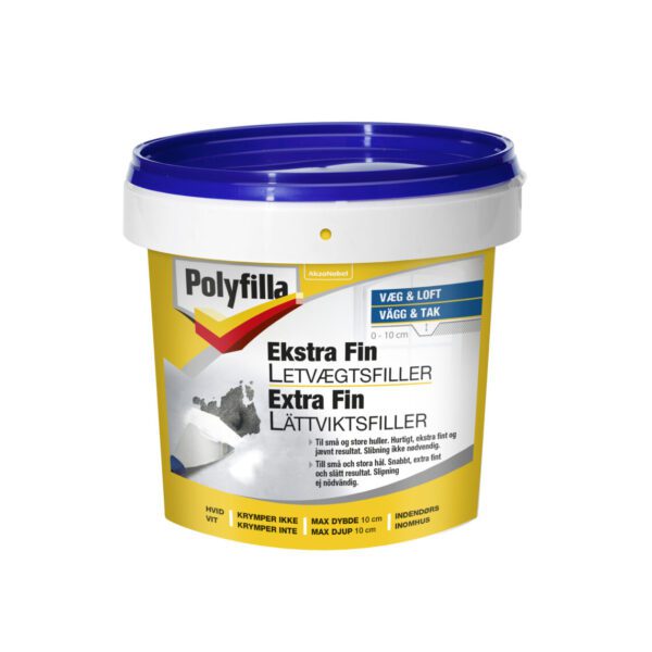 Polyfilla Ekstra fin letvægtsfiller 600 ml