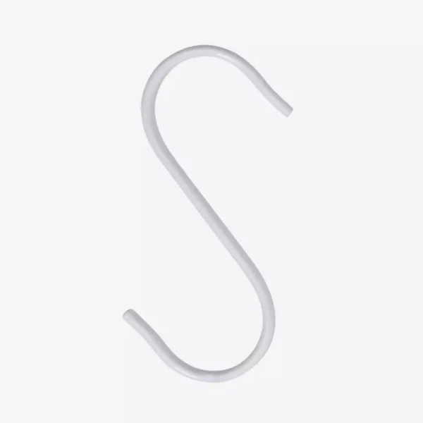 S-Krókur Hvítur 11,5x4,5cm