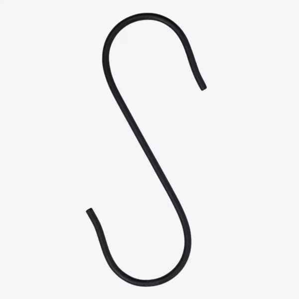 S-Krókur Svartur 15x5cm