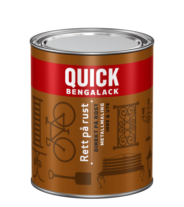 Quick Rett På Rust Svart Blankt 0,75L