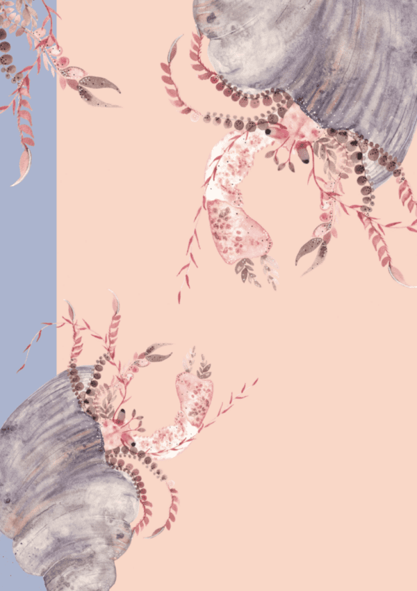 Skriviblokkur - Stjørnumerki, Krabbin (Krebsen)