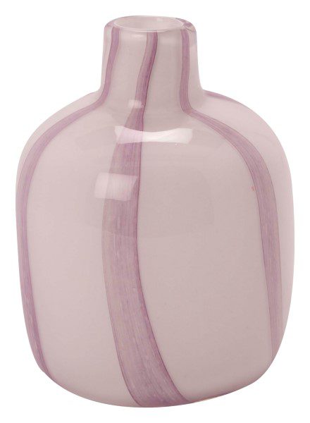 Vasi Slik - Hvít/Lavendil 13x17cm