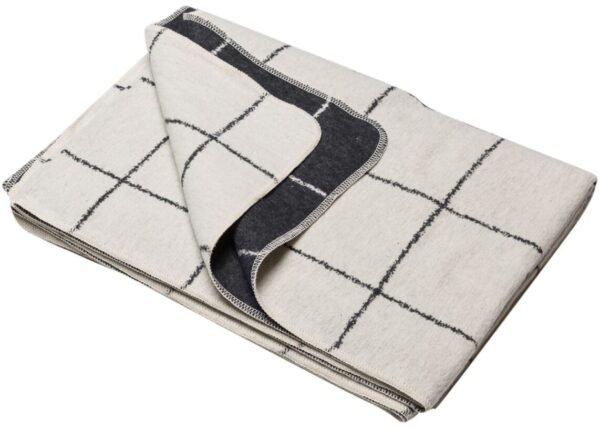 SILVRETTA Teppi 140x200cm Squared Offwhite