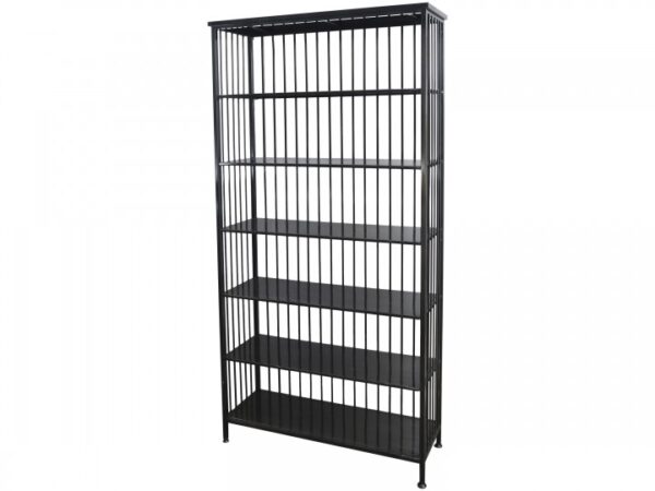 Reol v/6 Hillum H195/L95/B38cm Svart