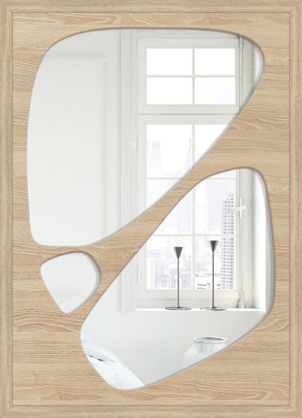 Spegl 45x65cm Natúr