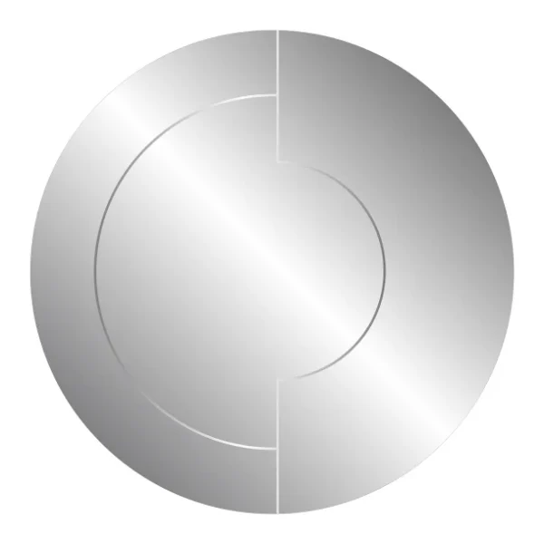 Spegl v/Mynstur Ø80cm