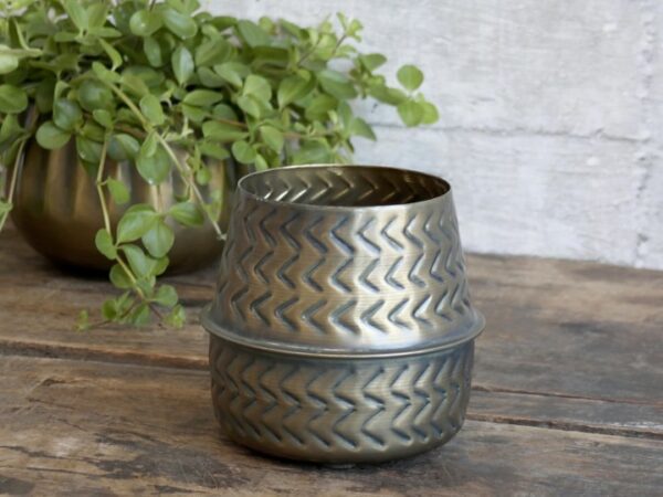 Pottur 10x12cm - Messing