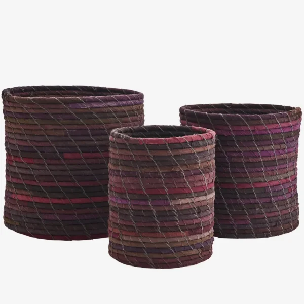 Endurnýtslu Bummull Kurv, Stór - Brún