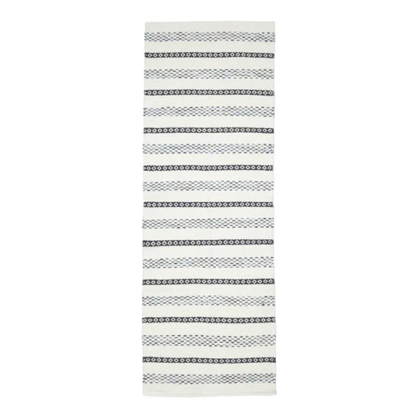 Viskan Løbari 70x200cm - Hvítt/Blátt