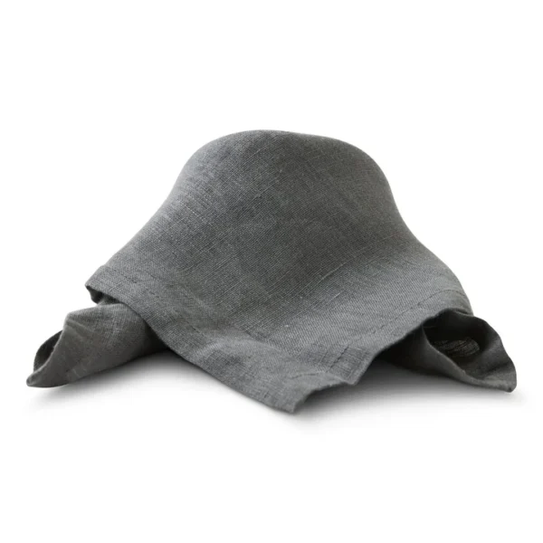 Mandela Serviettar, s/4, Grá - 40x40cm