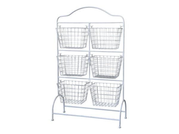 Reol v/6 Kurvum, H122/L76/W24cm