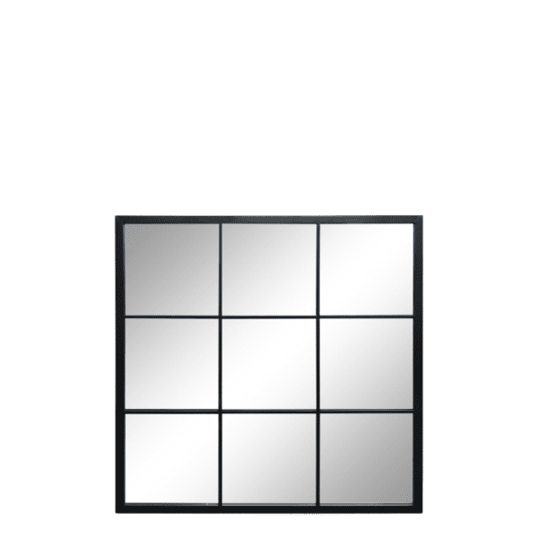 Spegl, H90/L90/B2cm - Svart