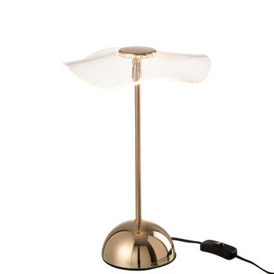 Blómu LED Borðlampa 50x23,5cm (Stóra) - Gull