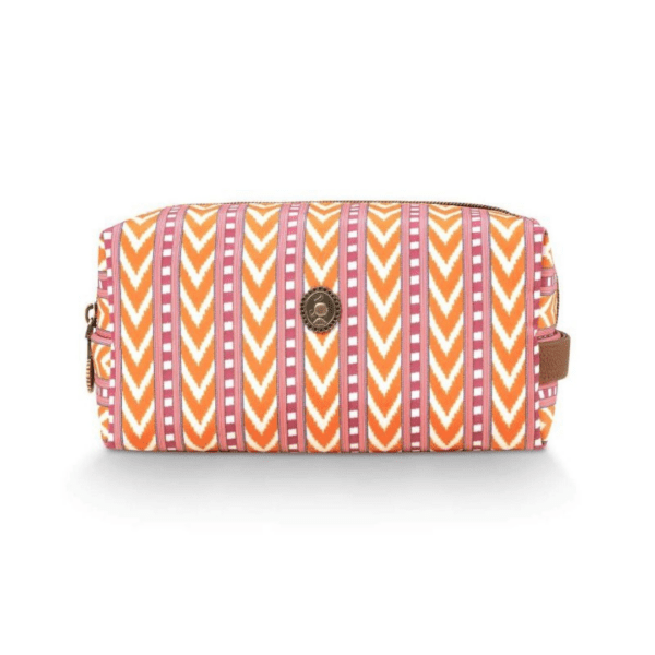 Coco Toilettaska, 21,5x10x10,5cm - Samba Stripe Orange