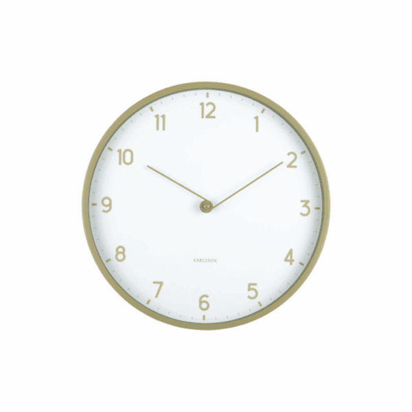 Veggjaklokka Sencillez Ø30cm - Ljósa Grøn