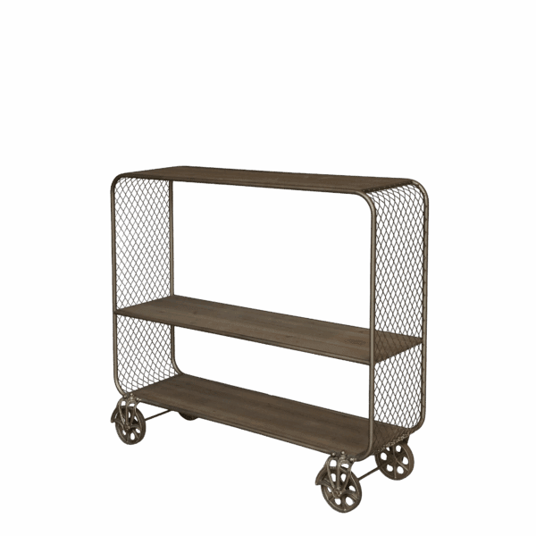 Kommoda við hjólum, 114x35x99cm