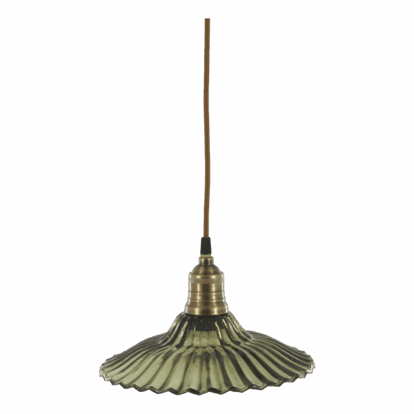 Lampa við messingtop, 26x14cm