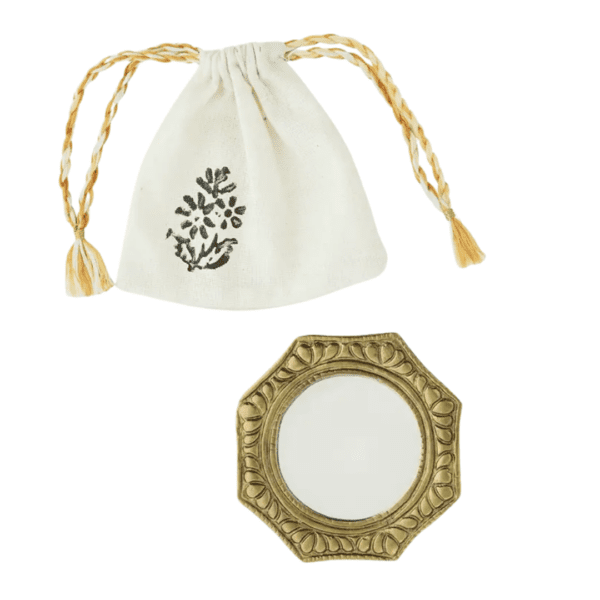 Runt hondspegl, 8,5x8,5cm