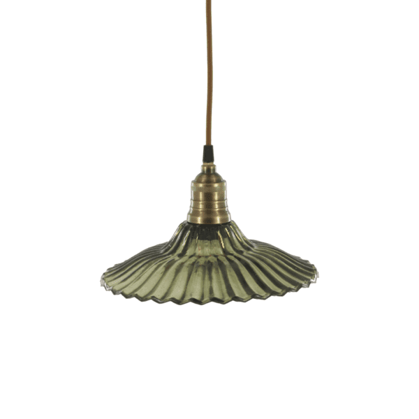 Lampa við messingtop, 26x14cm