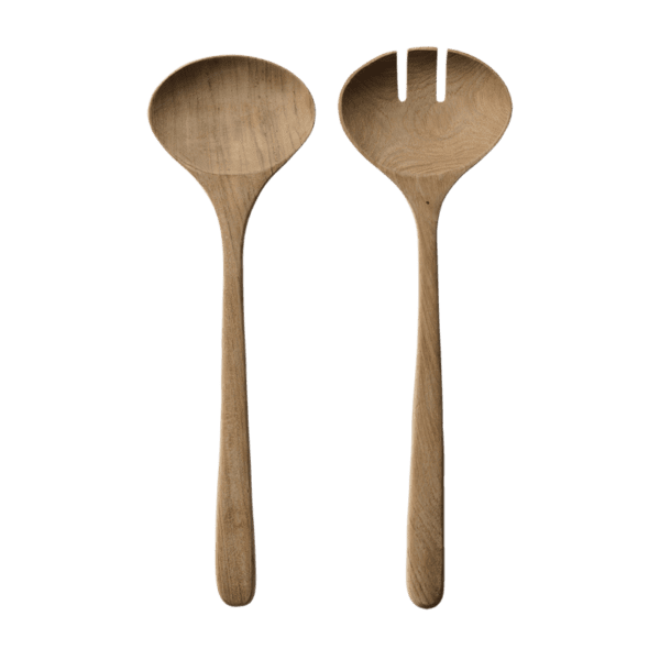 Teak salatskeiðir, 30cm
