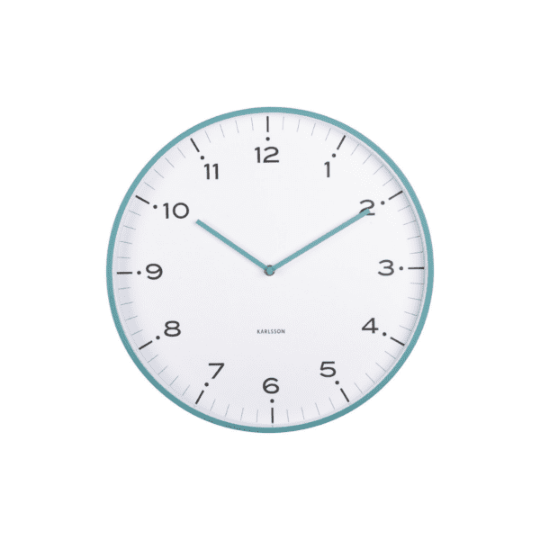 Circus Rings veggjaklokka, 40cm - Blá